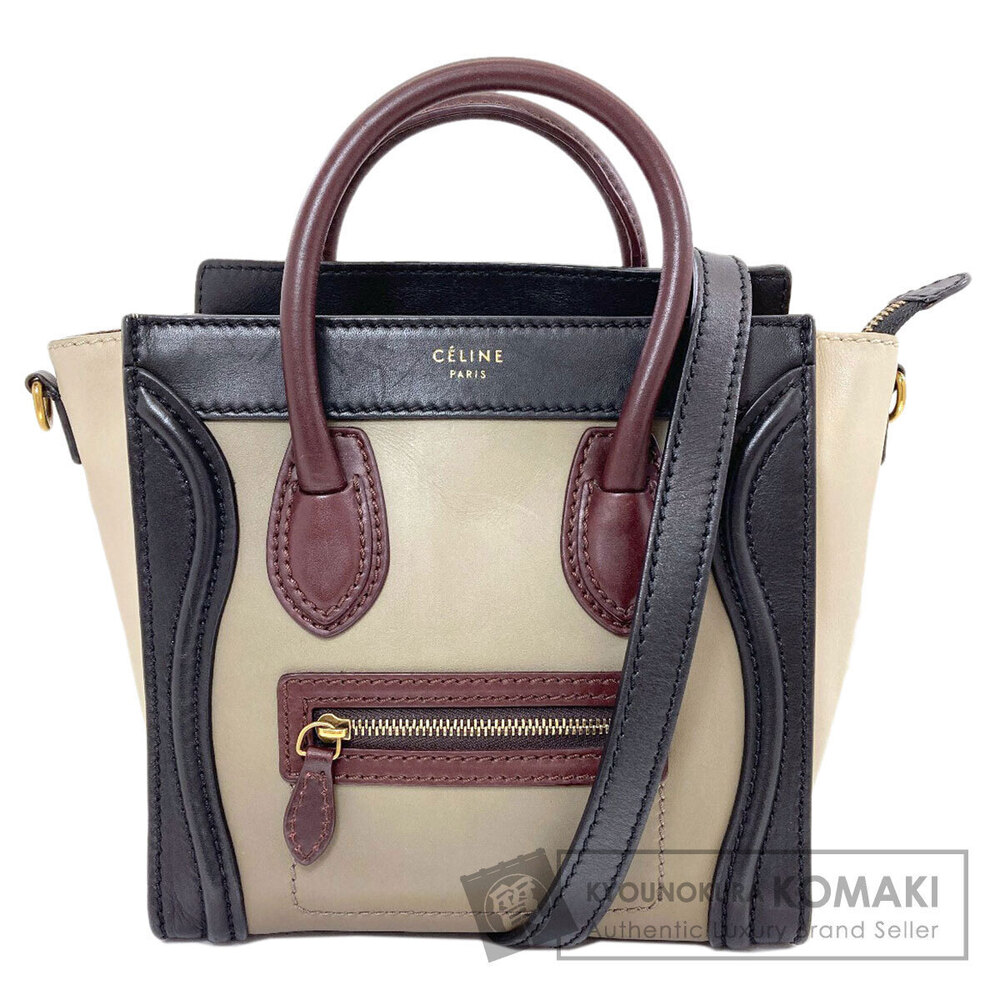 Celine Luggage Tote Handbag Calfskin